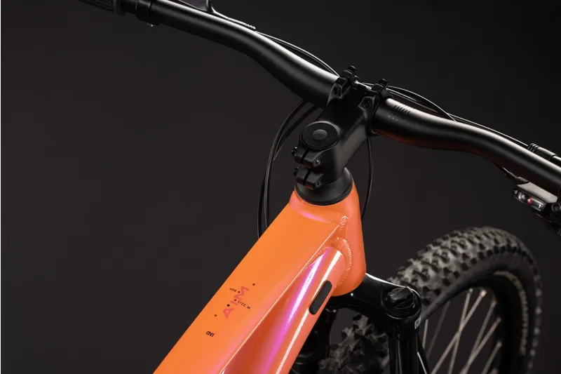 Cube Aim ONE Mountain Bike in Salmon and Black-3