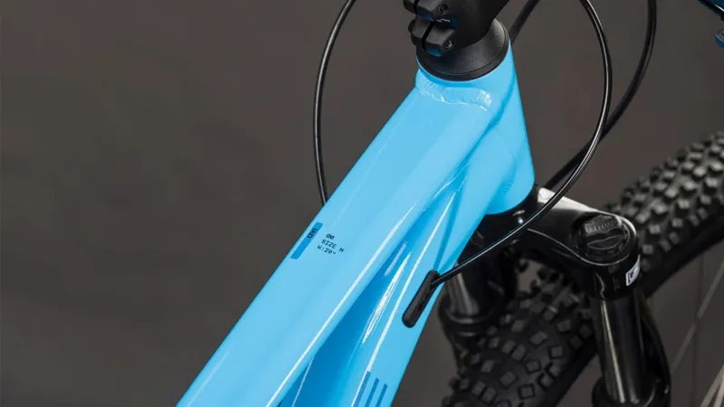 Cube Aim One Mountain Bike in Marlinblue and Reflex-4
