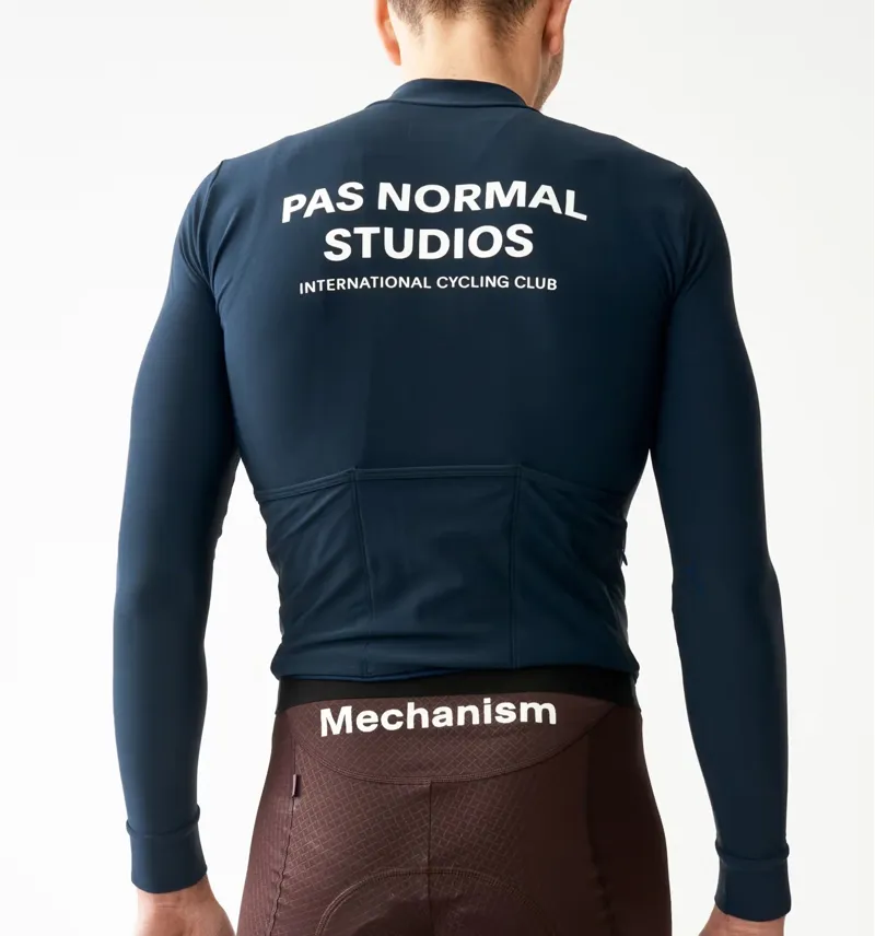 Pas Normal Studios Mechanism Long Sleeve Jersey in Navy-2
