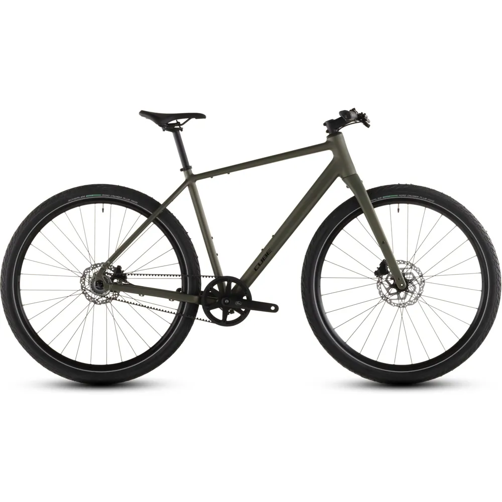 Team Cycles Cube Editor One Hybrid Bike in Reedgreen and Black | Interest FREE Finance & Online Refund Policy.