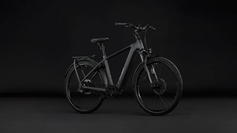 Cube Kathmandu Hybrid Deluxe EXC 800Wh Electric Hybrid Bike in Stealthgrey and Grey-7