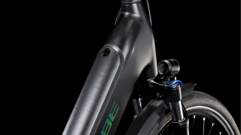 Cube Supreme Hybrid Pro EE 625Wh Electric Hybrid Bike in Black and Spectral-3