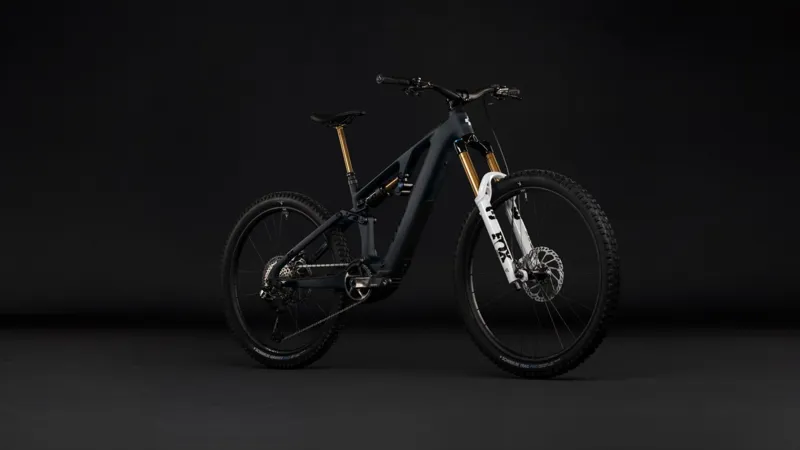 Cube AMS Hybrid 177 C:62 AT 600Wh Electric Full Suspension Mountain Bike in Carbon and White-9