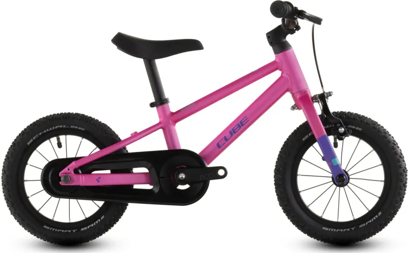 Cube Numove 120 RT Kids Bike in Fucsia and Pink