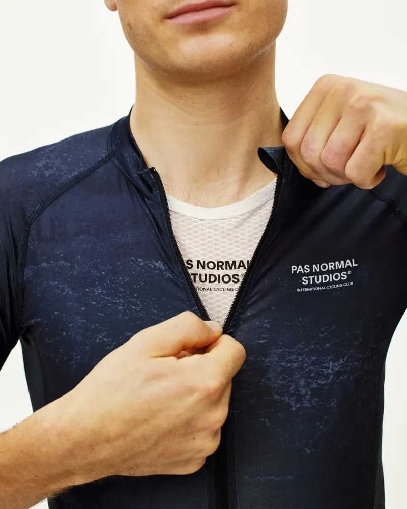 Pas Normal Studios Mechanism Jersey in AOP Indigo-6