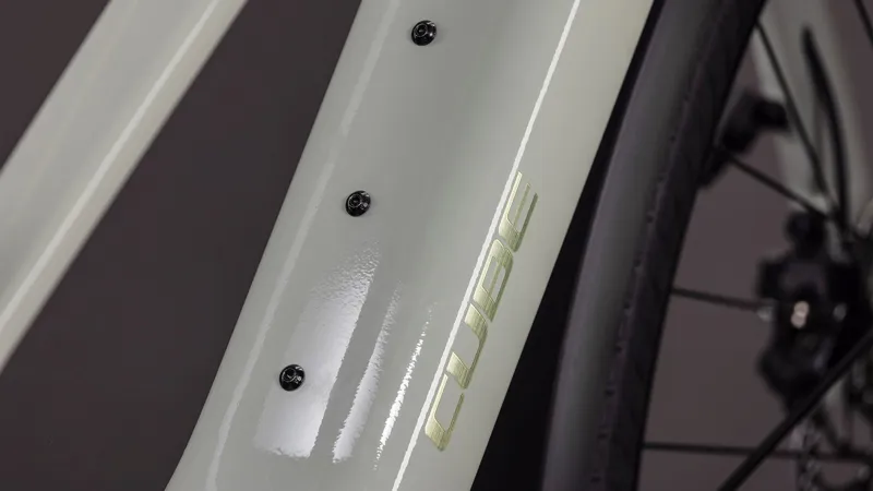 Cube Editor Hybrid SLX FE 400Wh Electric Hybrid Bike in Reedbeige and Chrome-4