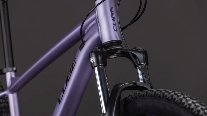 Cube Aim One Mountain Bike in Lightpurple and Chrome-2