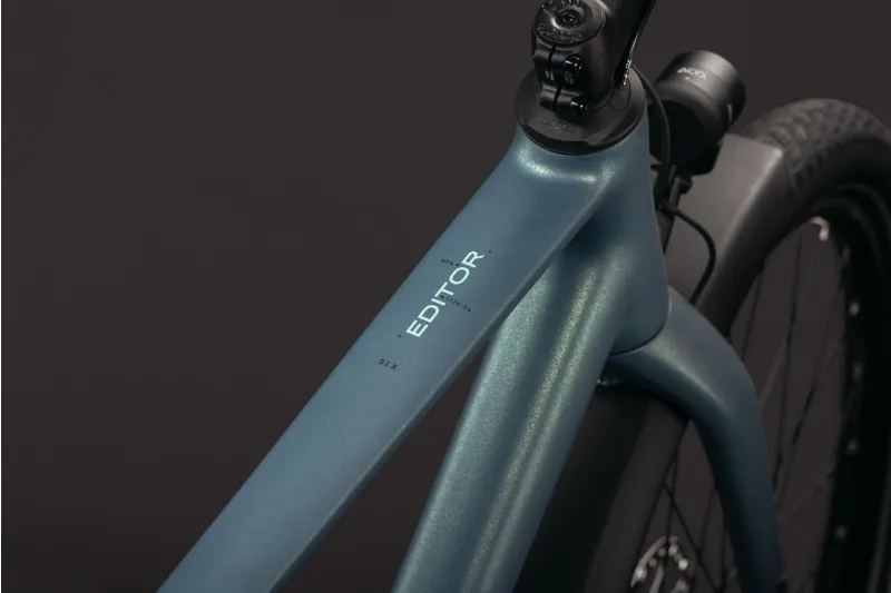 Cube Editor SLX FE Hybrid Bike in Greengranite and Green-3