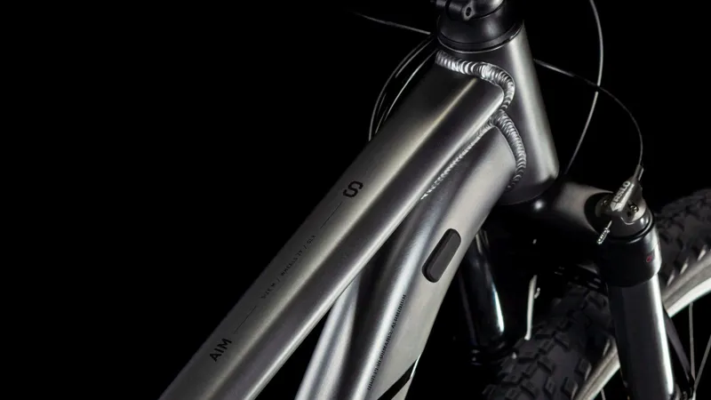 Cube Aim SLX Hardtail Mountain Bike in Slateblack and Black-1