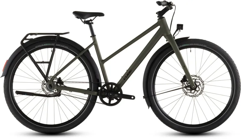 Cube Editor One FE T Hybrid Bike in Reedgreen and Black