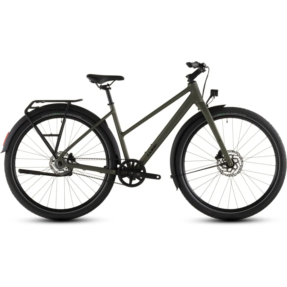 Team Cycles Cube Editor One FE T Hybrid Bike in Reedgreen and Black | Interest FREE Finance & Online Refund Policy.