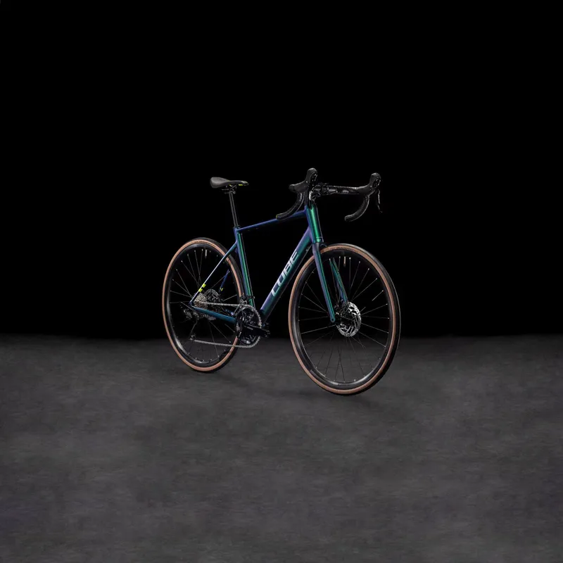 Cube Attain SLX Road Bike in Goblin and Yellow-6