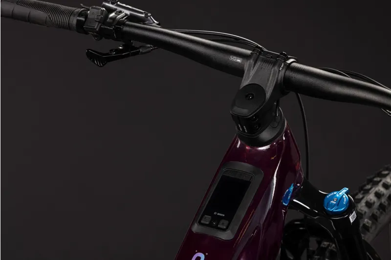 Cube Stereo Hybrid ONE77 HPC SLX 800Wh Electric Full Suspension Mountain Bike in Liquidred and Black-3