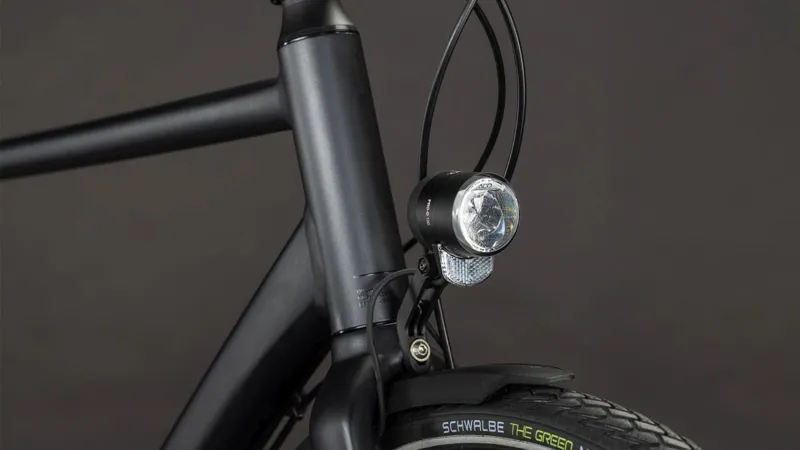 Cube Nulane Comfort EXC FE Hybrid Bike in Grey and Chrome-2