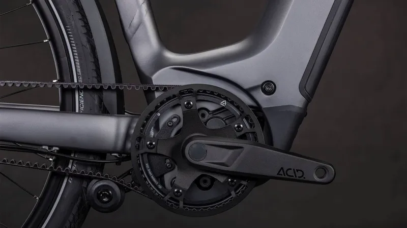 Cube Kathmandu Hybrid Comfort Pro EE 800Wh Electric Hybrid Bike in Slabgrey and Black-3