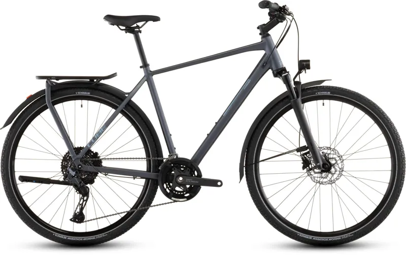 Cube Kathmandu EXC Hybrid Bike in Metallicgrey and Chrome