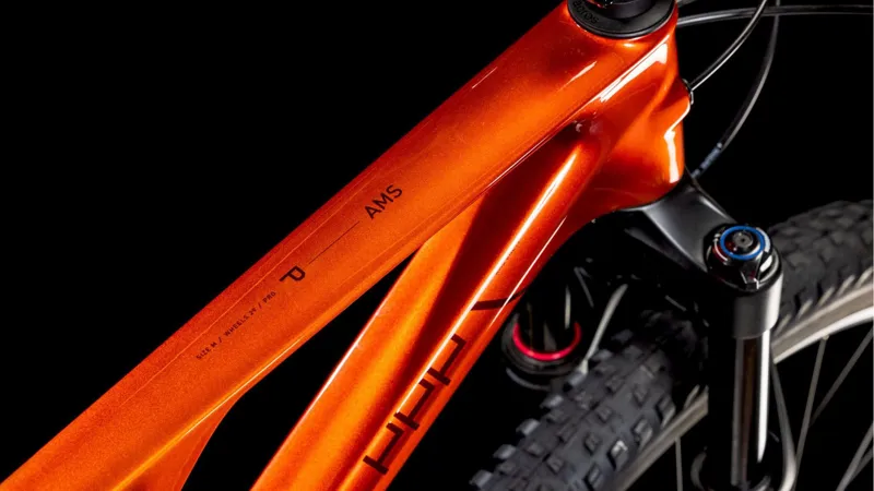 Cube AMS ONE11 C:68X Pro 20 Full Suspsnesion Mountain Bike in Electricorange Carbon-2