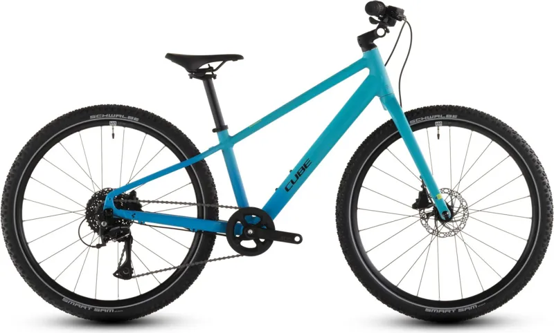 Cube Numove 240 Disc Kids Bike in Pacificblue and Steelblue