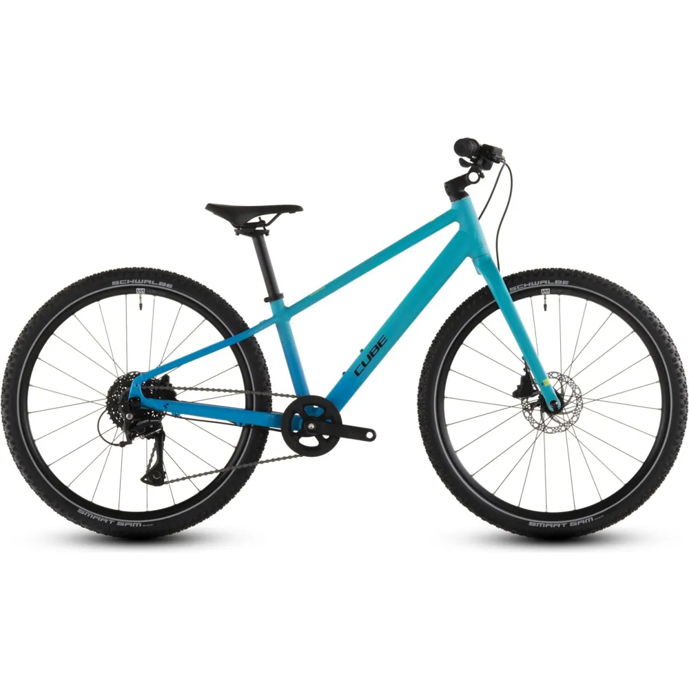 Team Cycles Cube Numove 240 Disc Kids Bike in Pacificblue and Steelblue | Interest FREE Finance & Online Refund Policy.
