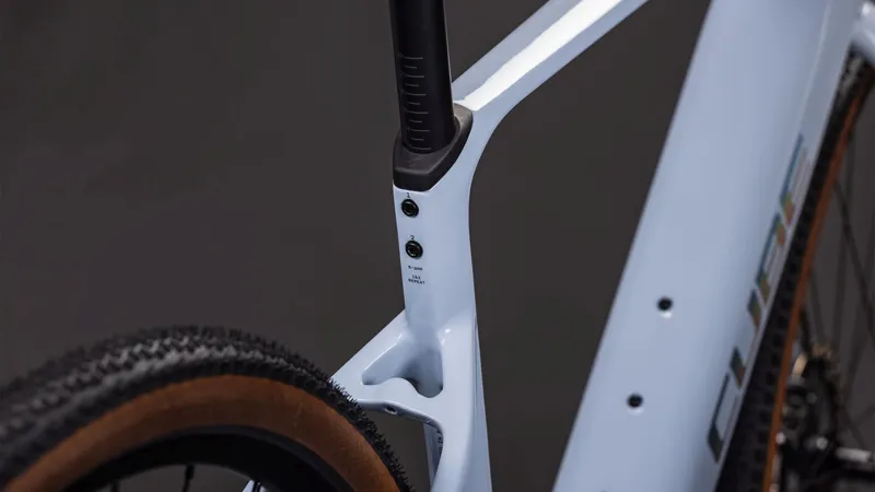 Cube Nuroad Hybrid C:62 SLX 400Wh Electric Gravel Bike in Iceblue and Prism-2