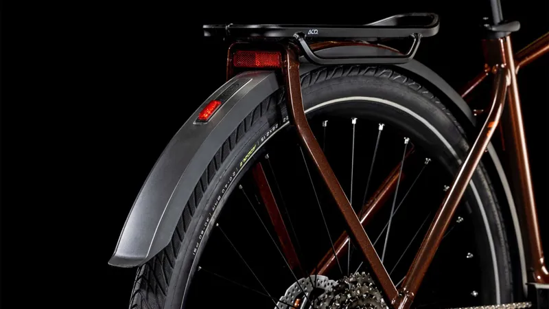 Cube Touring Hybrid Pro 625Wh Electric Hybrid Bike in Cinamon and Orange-2