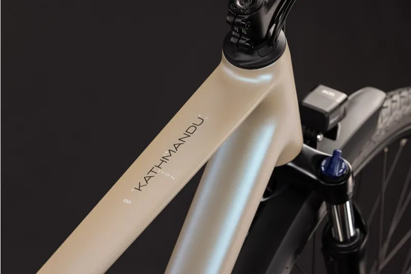 Cube Kathmandu ONE Hybrid Bike in Glintsand and Black-1