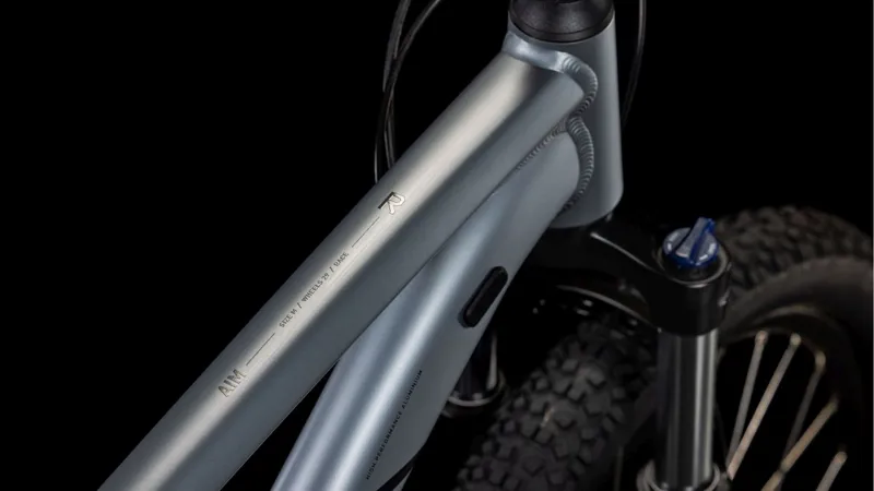 Cube Aim Race Hardtail Mountain Bike in Grey and Black-1