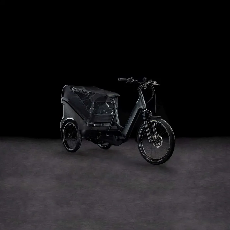 Cube Trike Cargo Hybrid 1500Wh Electric Cargo Bike in Grey Reflex and Black-10
