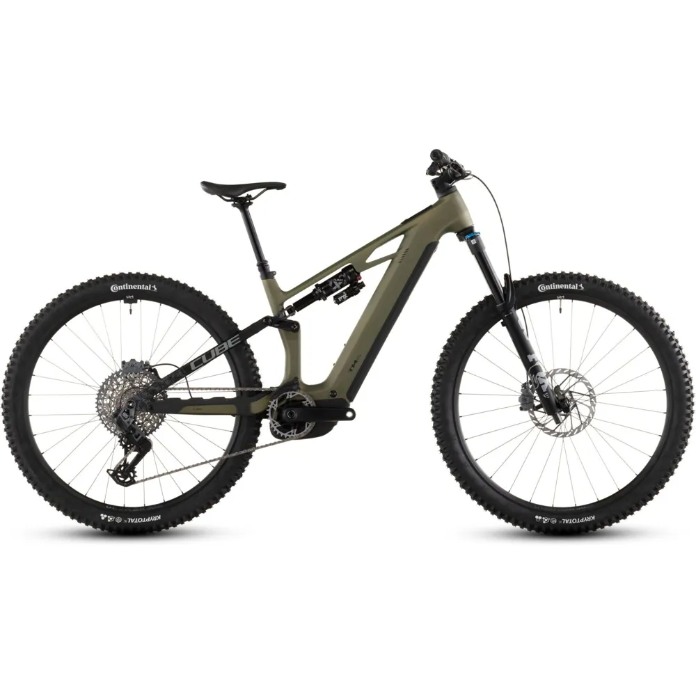 Team Cycles Cube Stereo Hybrid ONE44 HPC TM 800Wh Electric Full Suspension Mountain Bike in Reedgreen and Matrix | Interest FREE Finance & Online Refund Policy.