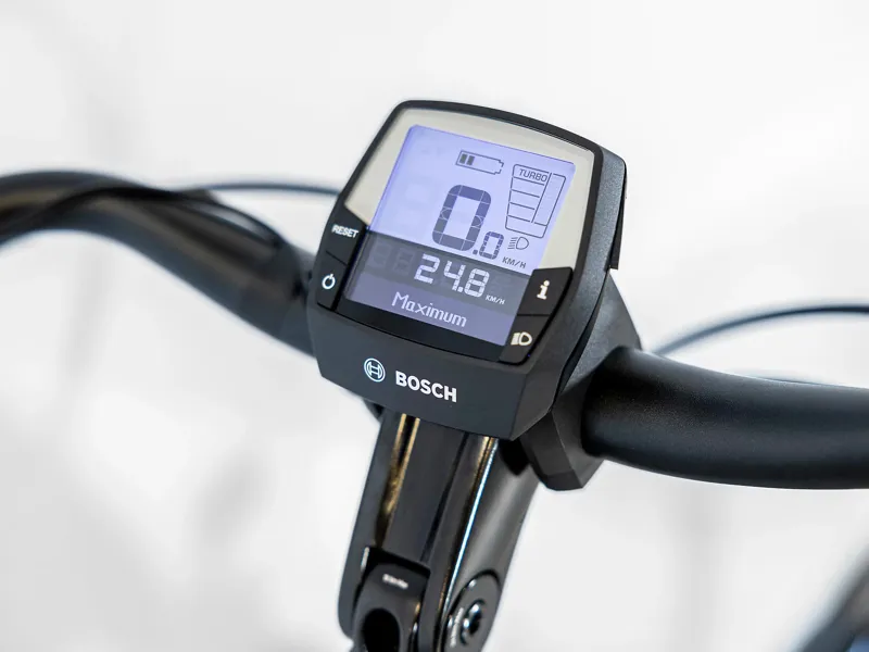 TREK District+ 3 400Wh Lowstep Electric Hybrid Bike in Battleship Blue-8