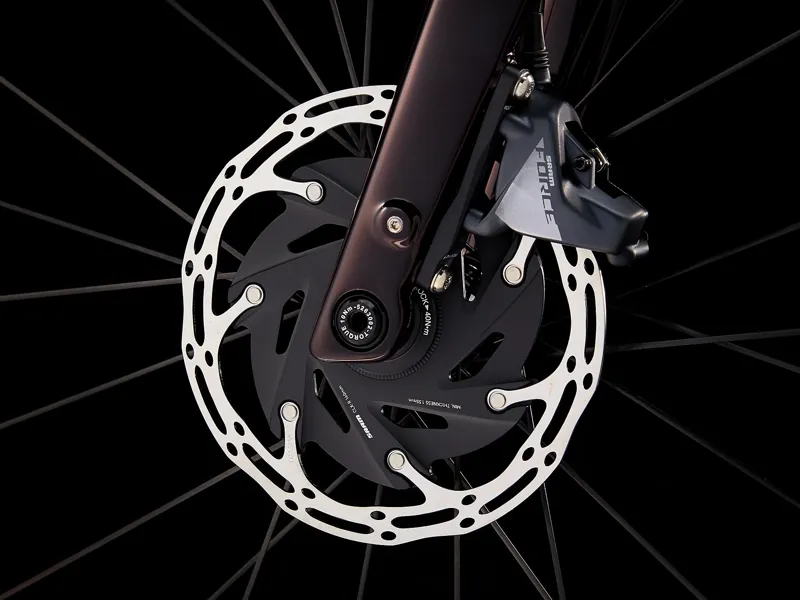 TREK Domane SLR 7 AXS Gen 4 Road Bike in Metallic Red Smoke and Red Carbon Smoke-9