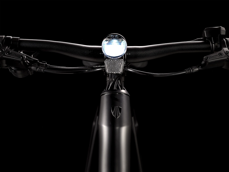 TREK Fx+ 2 250Wh Electric Hybrid Bike in Satin Black and Trek Black-6