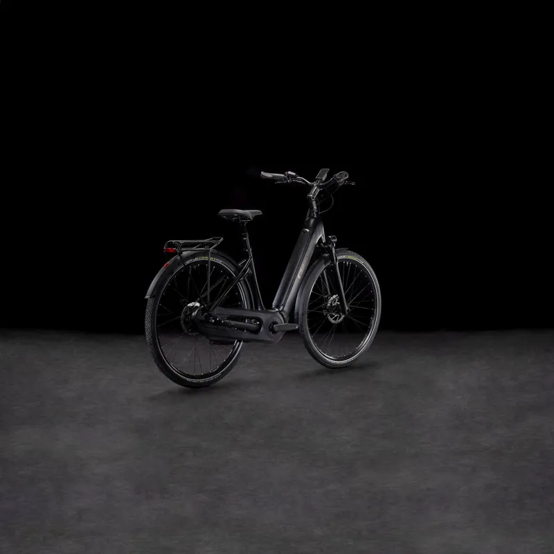 Cube Supreme Hybrid Comfort SLX EE 625Wh Electric Hybrid Bike in Black and Metal-7