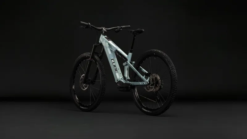 Cube Stereo Hybrid ONE44 HPC Pro 800Wh Electric Full Suspension Mountain Bike in Pearlaqua and Black-9