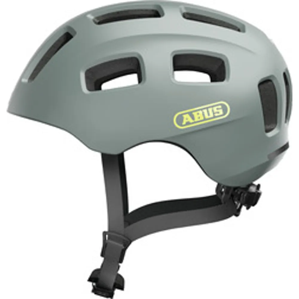 Team Cycles Abus YOUN-I 2.0 Kids Cycling Helmet in Cool Grey | Interest FREE Finance & Online Refund Policy.