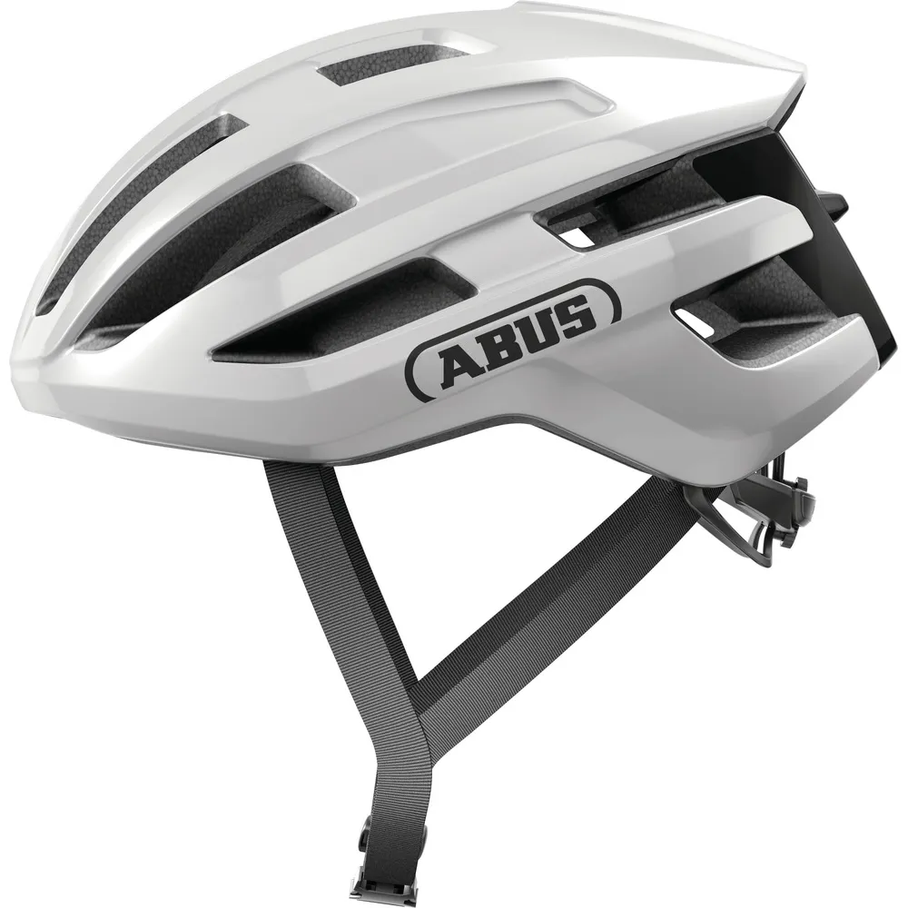 Team Cycles Abus PowerDome MIPS Cycling Helmet in Shiny White | Interest FREE Finance & Online Refund Policy.