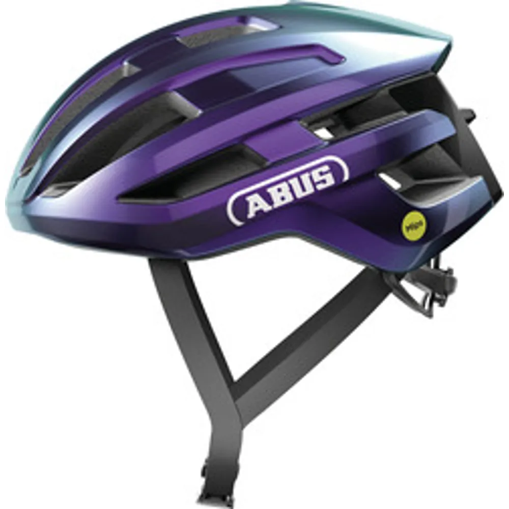 Team Cycles Abus PowerDome MIPS Cycling Helmet in Flip Flop Purple | Interest FREE Finance & Online Refund Policy.