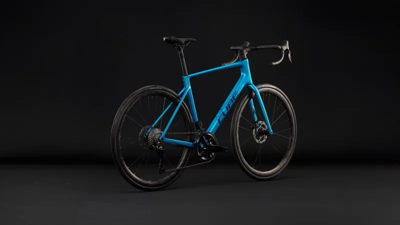 Cube Attain C:62 SLX Road Bike in Bali and Blue-8