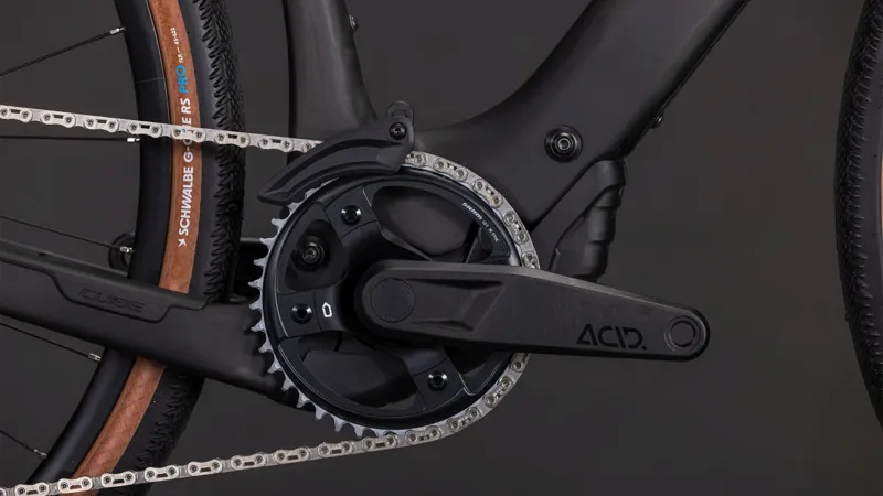 Cube Nuroad Hybrid C:62 EXC 400Wh Electric Gravel Bike in Blackline-1