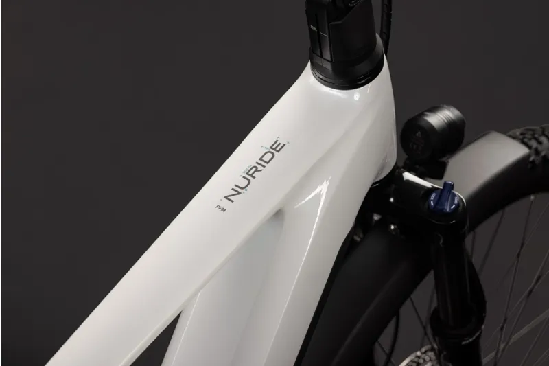 Cube Nuride Hybrid Performance 720Wh Electric Hybrid Bike in Metallicwhite and White-2