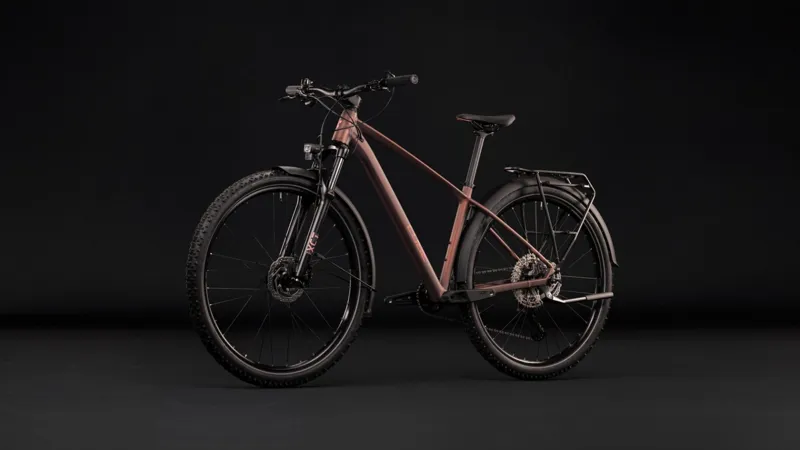 Cube Aim SLX FE Hardtail Mountain Bike in Rustyrose and Peach-9