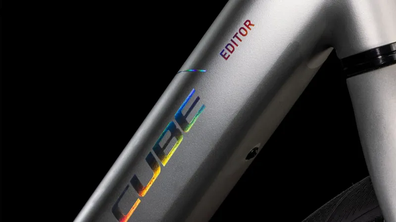 Cube Editor Hybrid SLX 400x 400Wh Electric Hybrid Bike in Sleekgrey and Spectral-4