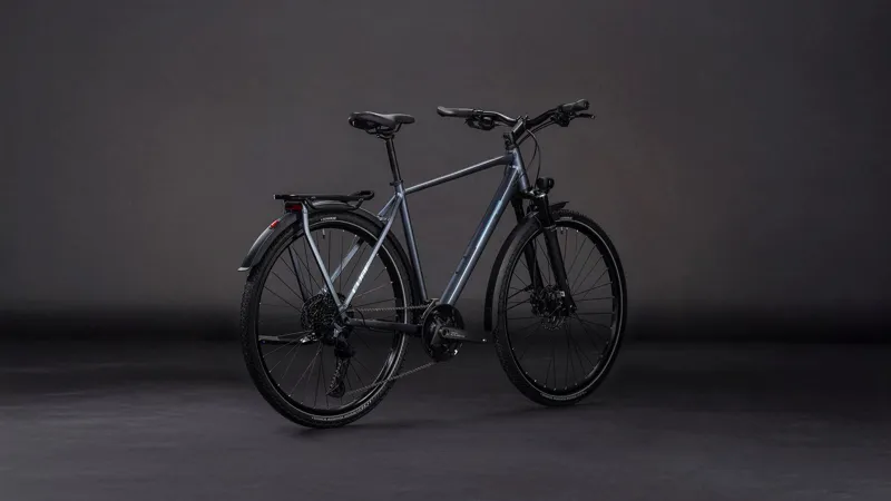 Cube Kathmandu EXC Hybrid Bike in Metallicgrey and Chrome-6