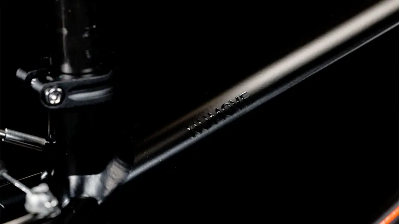 Cube Numove 140 14 Inch Kids Bike in Black and Orange-2