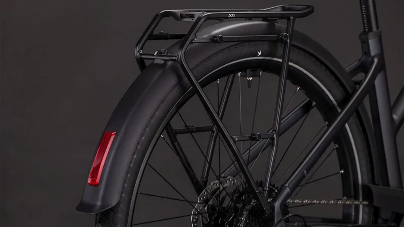 Cube Touring Hybrid One T 600Wh Electric Hybrid Bike in Coal and Chrome-4