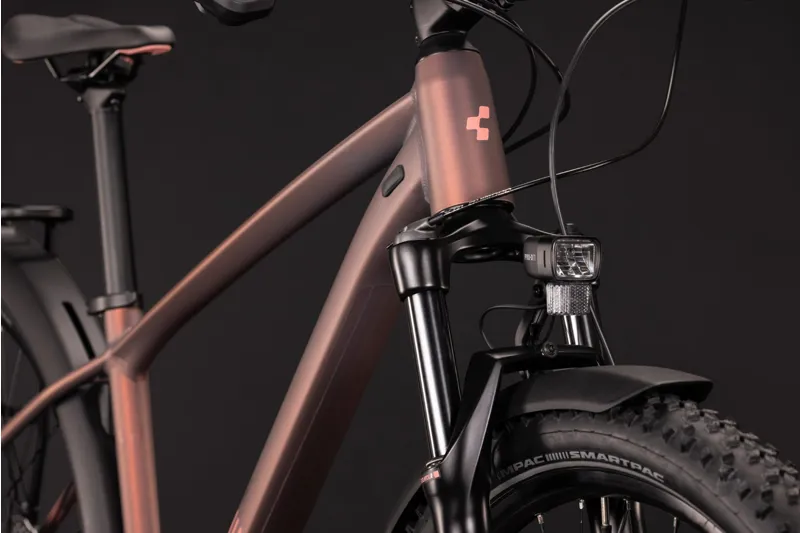 Cube Aim SLX FE Hardtail Mountain Bike in Rustyrose and Peach-4