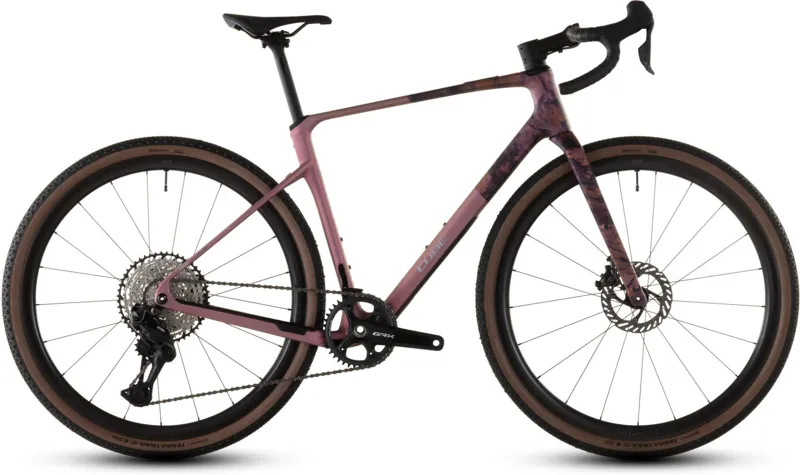 Cube Nuroad C:62 EX Gravel Bike in Shiftblush and Art
