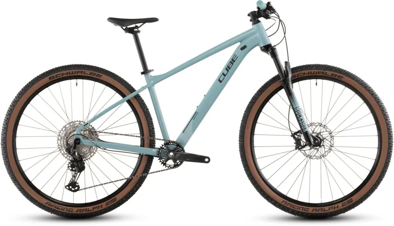 Cube Reaction SLX Mountain Bike in Tealgrey and Black