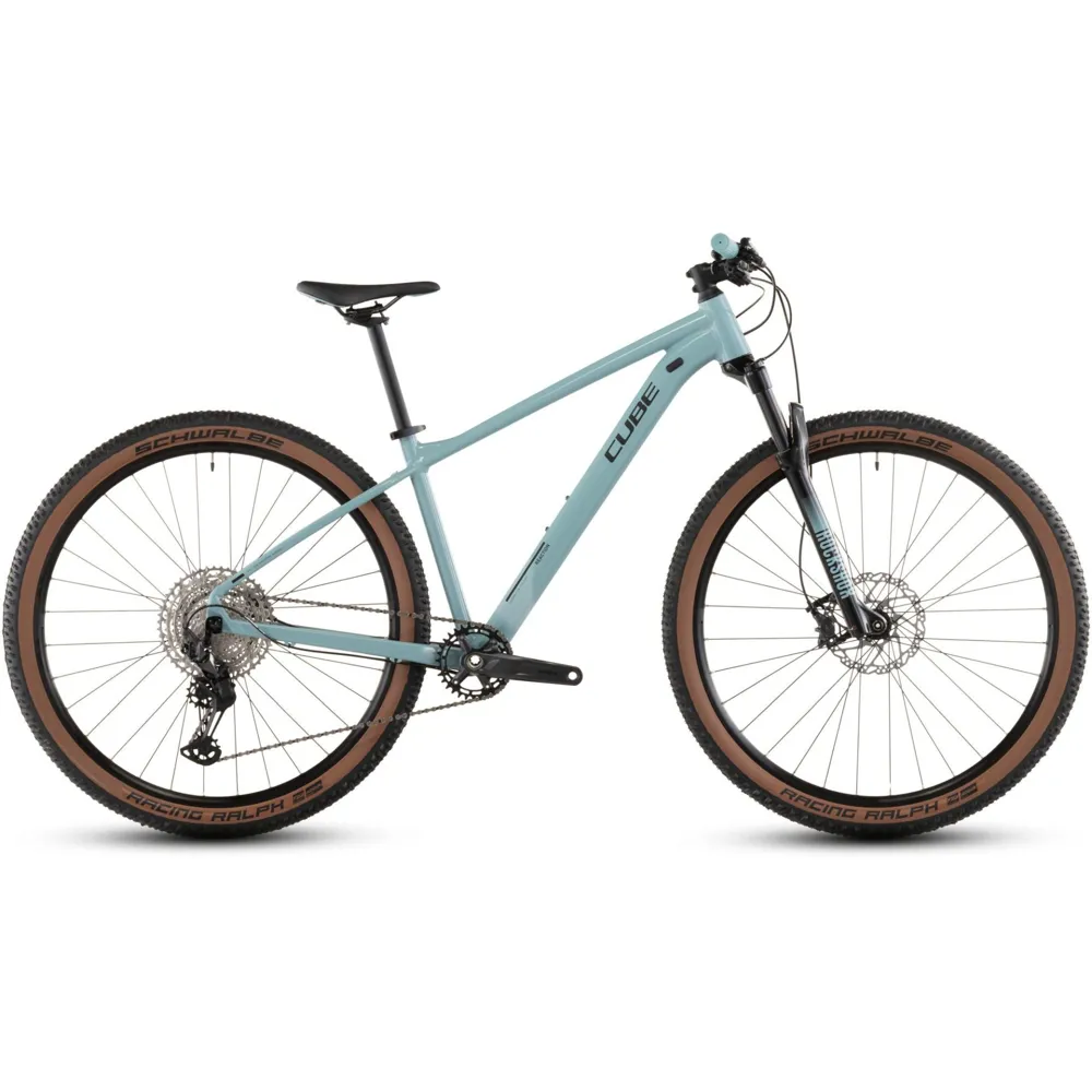 Team Cycles Cube Reaction SLX Mountain Bike in Tealgrey and Black | Interest FREE Finance & Online Refund Policy.