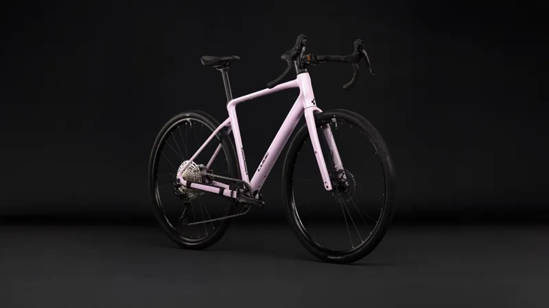 Cube Nuroad EX Gravel Bike in Bubblegum and Black-7